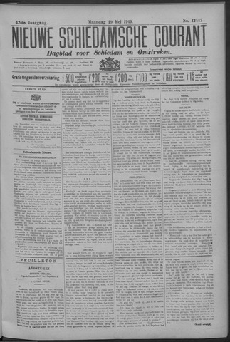 Nieuwe Schiedamsche Courant 1919-05-19