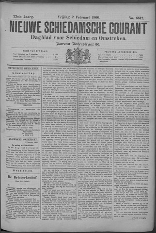Nieuwe Schiedamsche Courant 1900-02-02