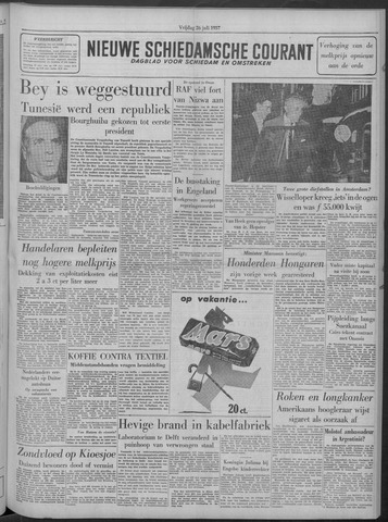 Nieuwe Schiedamsche Courant 1957-07-26