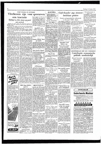 Rotterdamsch Parool / De Schiedammer 1953-10-13