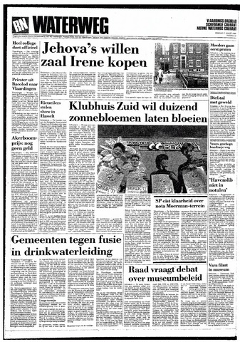 Rotterdamsch Nieuwsblad / Schiedamsche Courant / Rotterdams Dagblad / Waterweg / Algemeen Dagblad 1989-03-07