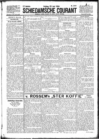 Schiedamsche Courant 1924-06-20