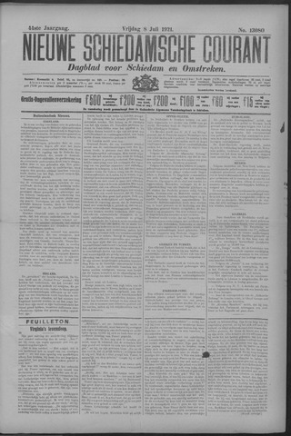 Nieuwe Schiedamsche Courant 1921-07-08