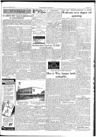 Rotterdamsch Nieuwsblad / Schiedamsche Courant / Rotterdams Dagblad / Waterweg / Algemeen Dagblad 1957-10-25