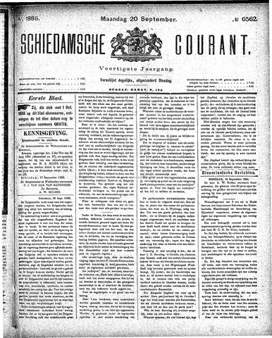 Schiedamsche Courant 1886-09-20