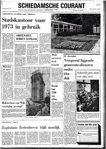 Rotterdamsch Nieuwsblad / Schiedamsche Courant / Rotterdams Dagblad / Waterweg / Algemeen Dagblad 1972-07-08