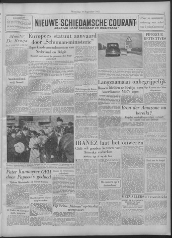 Nieuwe Schiedamsche Courant 1952-09-10
