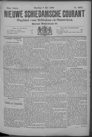 Nieuwe Schiedamsche Courant 1900-05-08