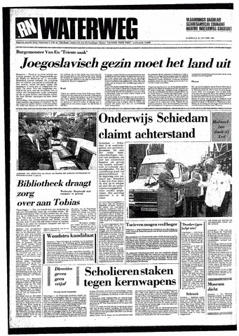 Rotterdamsch Nieuwsblad / Schiedamsche Courant / Rotterdams Dagblad / Waterweg / Algemeen Dagblad 1985-10-30