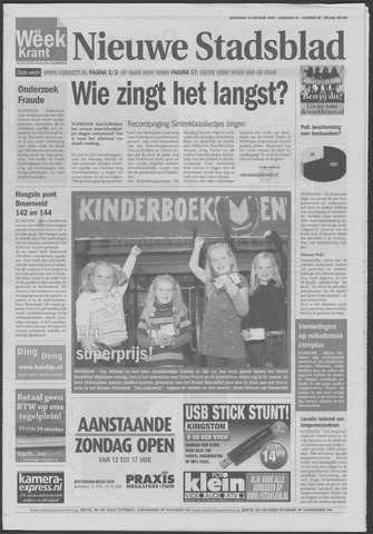 Het Nieuwe Stadsblad 2009-10-14