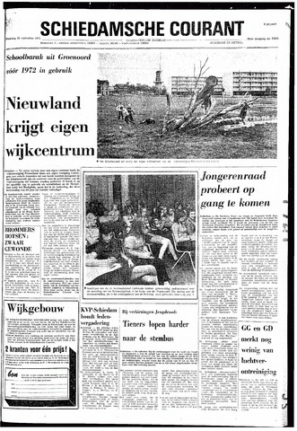 Rotterdamsch Nieuwsblad / Schiedamsche Courant / Rotterdams Dagblad / Waterweg / Algemeen Dagblad 1971-09-22