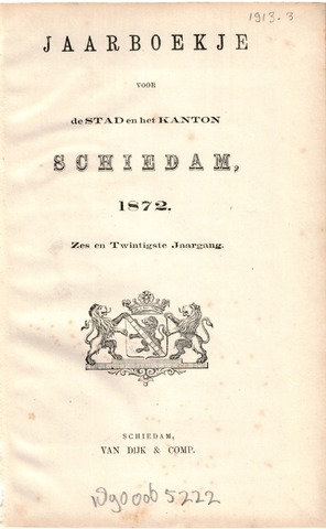 Schiedams Jaarboek 1872-01-01