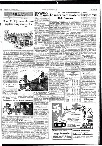 Rotterdamsch Nieuwsblad / Schiedamsche Courant / Rotterdams Dagblad / Waterweg / Algemeen Dagblad 1957-03-14