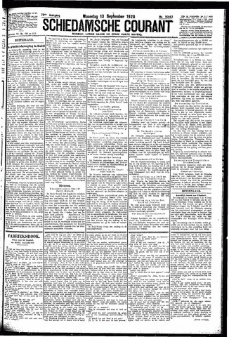 Schiedamsche Courant 1920-09-13