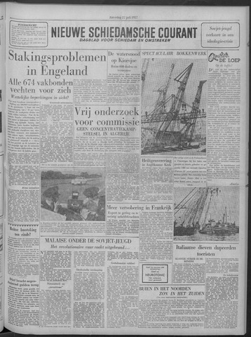 Nieuwe Schiedamsche Courant 1957-07-27