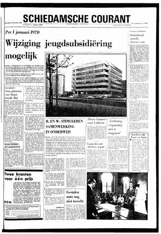 Rotterdamsch Nieuwsblad / Schiedamsche Courant / Rotterdams Dagblad / Waterweg / Algemeen Dagblad 1969-11-22