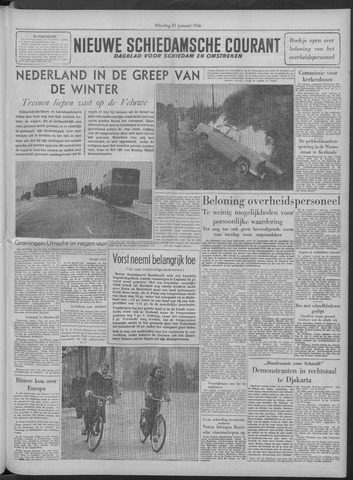 Nieuwe Schiedamsche Courant 1956-01-31