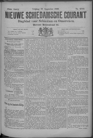 Nieuwe Schiedamsche Courant 1900-08-24