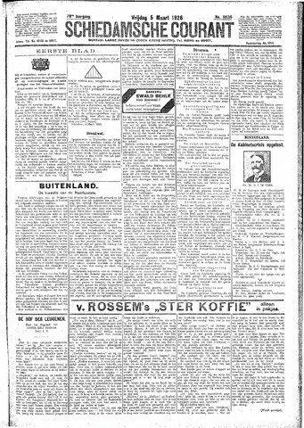 Schiedamsche Courant 1926-03-05