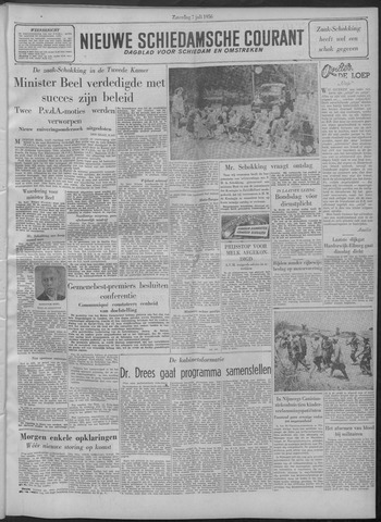 Nieuwe Schiedamsche Courant 1956-07-07