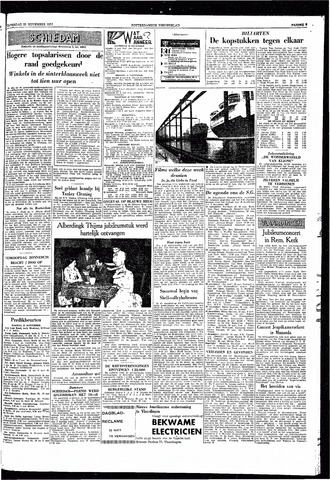 Rotterdamsch Nieuwsblad / Schiedamsche Courant / Rotterdams Dagblad / Waterweg / Algemeen Dagblad 1957-11-23