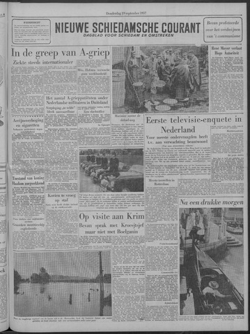 Nieuwe Schiedamsche Courant 1957-09-19