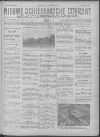 Nieuwe Schiedamsche Courant 1927-10-31