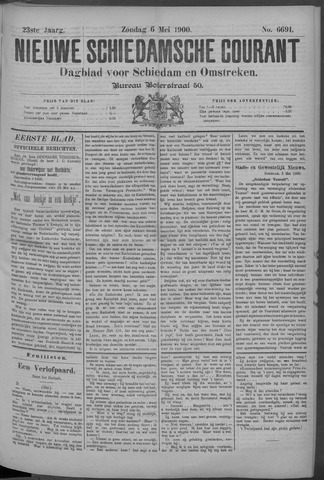 Nieuwe Schiedamsche Courant 1900-05-06