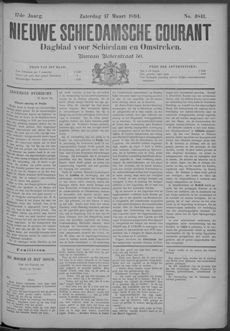 Nieuwe Schiedamsche Courant 1894-03-17