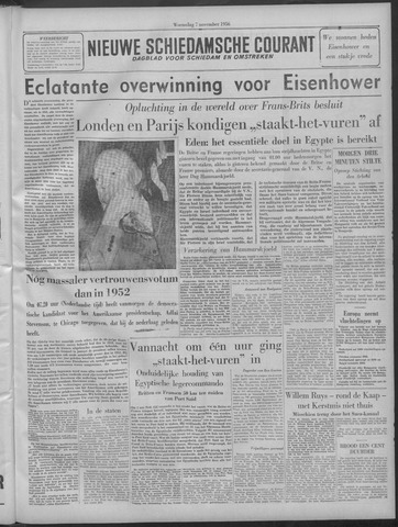 Nieuwe Schiedamsche Courant 1956-11-07