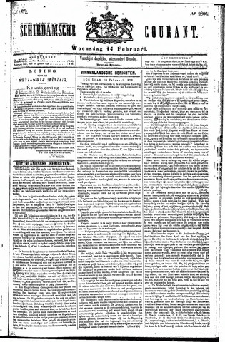 Schiedamsche Courant 1872-02-14