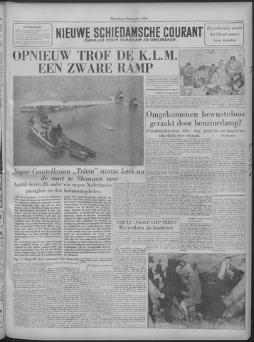Nieuwe Schiedamsche Courant 1954-09-06