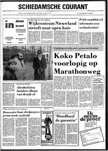Rotterdamsch Nieuwsblad / Schiedamsche Courant / Rotterdams Dagblad / Waterweg / Algemeen Dagblad 1981-02-10