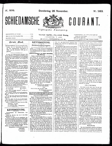 Schiedamsche Courant 1896-11-26