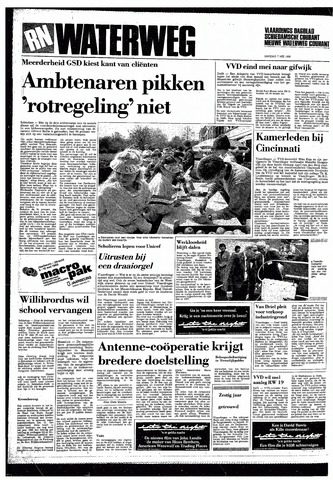 Rotterdamsch Nieuwsblad / Schiedamsche Courant / Rotterdams Dagblad / Waterweg / Algemeen Dagblad 1985-05-07
