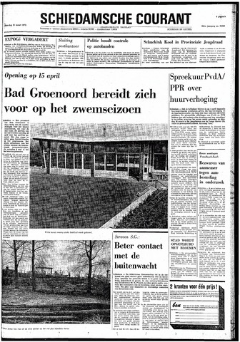 Rotterdamsch Nieuwsblad / Schiedamsche Courant / Rotterdams Dagblad / Waterweg / Algemeen Dagblad 1972-03-25