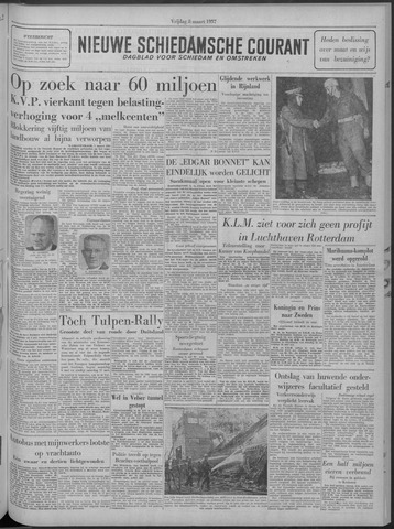 Nieuwe Schiedamsche Courant 1957-03-08