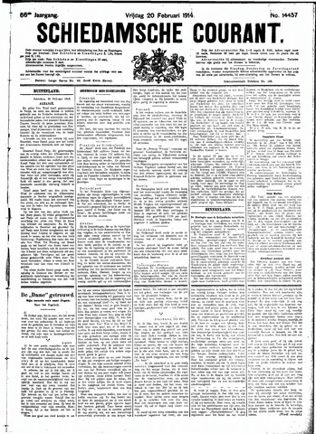 Schiedamsche Courant 1914-02-20