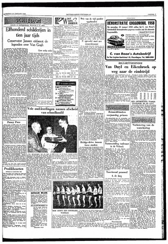 Rotterdamsch Nieuwsblad / Schiedamsche Courant / Rotterdams Dagblad / Waterweg / Algemeen Dagblad 1958-01-18