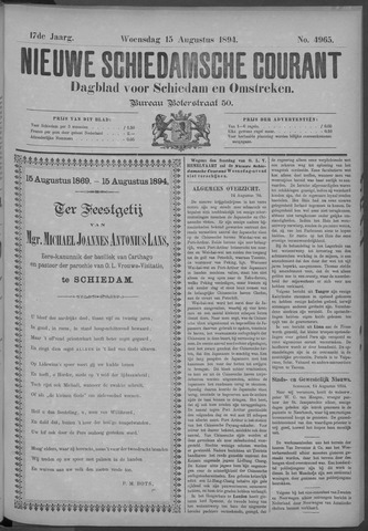 Nieuwe Schiedamsche Courant 1894-08-15