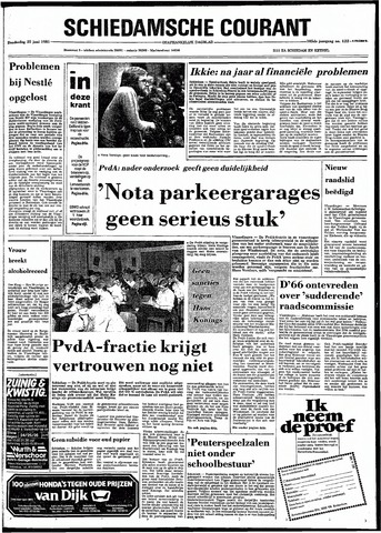 Rotterdamsch Nieuwsblad / Schiedamsche Courant / Rotterdams Dagblad / Waterweg / Algemeen Dagblad 1981-06-25