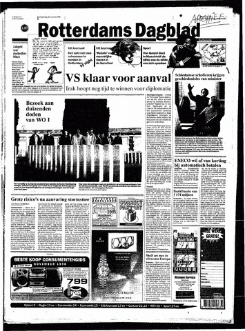 Rotterdamsch Nieuwsblad / Schiedamsche Courant / Rotterdams Dagblad / Waterweg / Algemeen Dagblad 1998-11-12