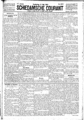 Schiedamsche Courant 1921-05-12