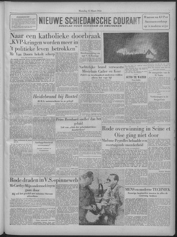 Nieuwe Schiedamsche Courant 1954-03-15
