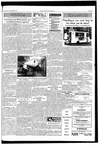 Rotterdamsch Nieuwsblad / Schiedamsche Courant / Rotterdams Dagblad / Waterweg / Algemeen Dagblad 1957-09-21