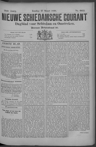 Nieuwe Schiedamsche Courant 1898-03-27