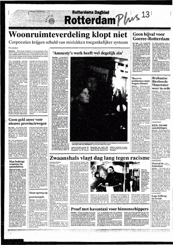 Rotterdamsch Nieuwsblad / Schiedamsche Courant / Rotterdams Dagblad / Waterweg / Algemeen Dagblad 1993-12-11
