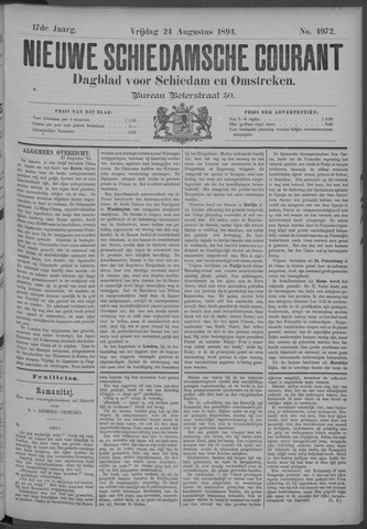 Nieuwe Schiedamsche Courant 1894-08-24