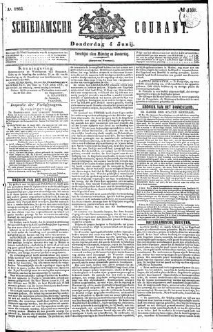 Schiedamsche Courant 1863-06-04