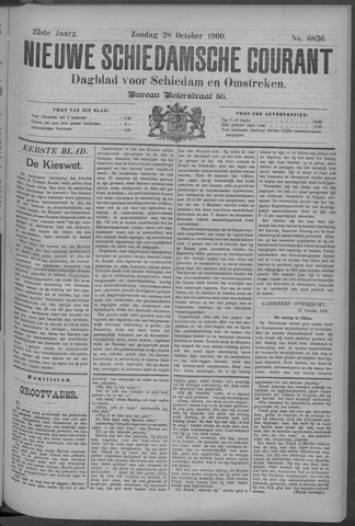Nieuwe Schiedamsche Courant 1900-10-28